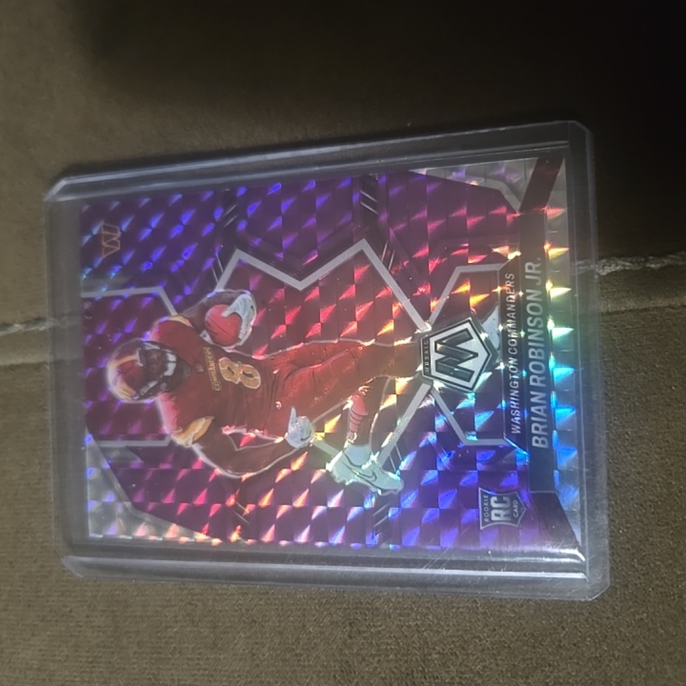 Brian Robinson Jr. Mosaic Football Card